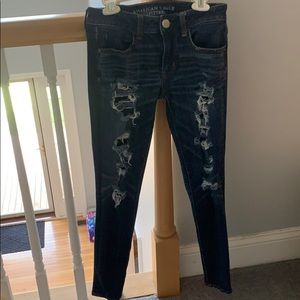 American eagle ripped jeans